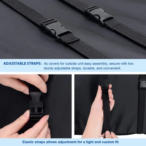 Vista 4 de KylinLucky - Funda protectora para aire acondicionado