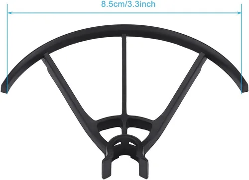 Vista 3 de 4 protectores de hélice para drones, láminas de hélice de plástico, protectores de hélice, cuchillas protectoras para Tello Quadcopter