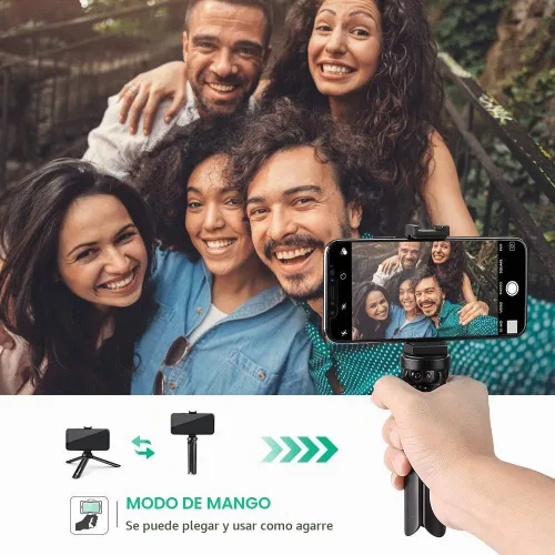 Vista 5 de Zeadio Trípode Mini de Metal, Carga Máxima 20kg/44lb, Trípode de Escritorio y Mesa, Compatible con Smooth 4, Crane Plus, Crane 2, Osmo Mobile