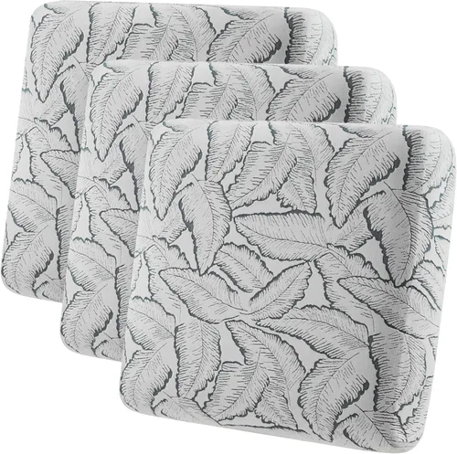 Vista 24 de Fuloon Fundas de Cojines para Sofá, Fundas de Cojines de Asiento Elásticas Estampadas, Fundas Protectoras Lavables para Muebles, para Sillón