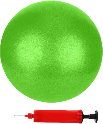 Vista 28 de Mini pelota de yoga de ejercicio de pilates, pelota de yoga inflable pequeña de 6 pulgadas, equipo de entrenamiento básico y terapia física