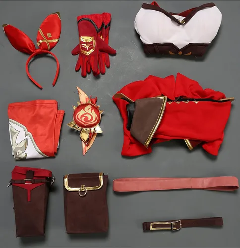 Vista 6 de Cosplay.fm Disfraz de juego para mujer, disfraz de gamuza empalmada