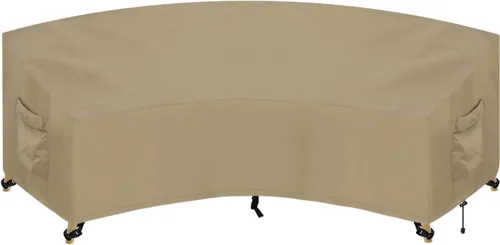 Vista 11 de PureFit Funda de sofá modular para exteriores en forma de L, impermeable, para muebles de patio, terraza, césped y jardín, 83 x 104 pulgadas