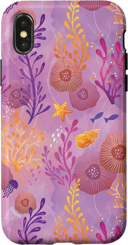 Vista 5 de Funda para iPhone 16 Disney The Little Mermaid Ariel Under the Sea Ambiance