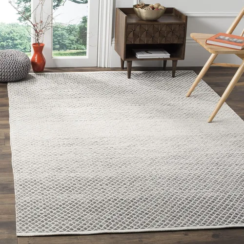Vista 7 de SAFAVIEH Montauk Collection - Alfombra decorativa de 2 pies 3 pulgadas x 5 pies, color beige y marfil, algodón hecho a mano, ideal para zonas