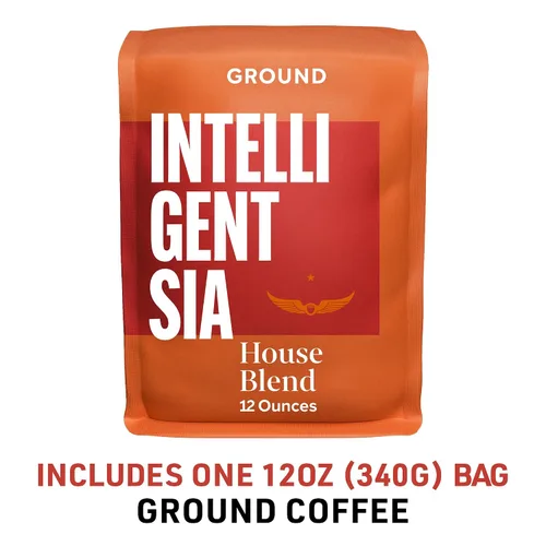 Vista 3 de Intelligentsia Café, Café molido tostado ligero - Mezcla de casa, bolsa de 12 onzas