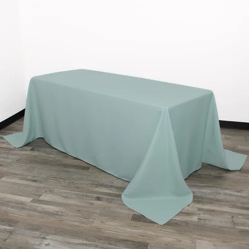 Vista 41 de Your Chair Covers - Mantel rectangular de poliéster sin costuras de alta calidad de 60 pulgadas de ancho x 102 pulgadas de largo - Negro - Mantel