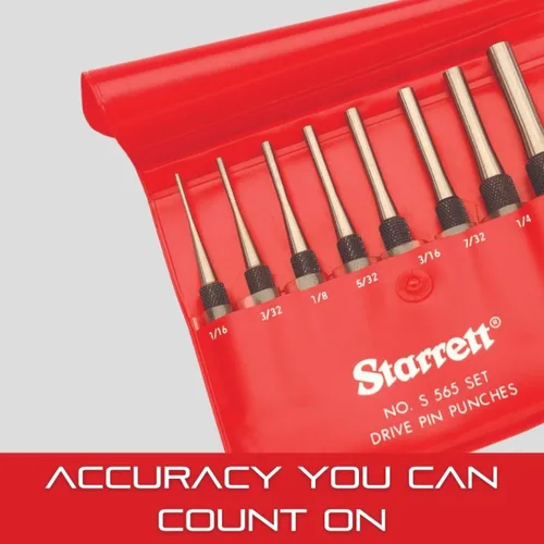 Vista 5 de Starrett Punta para punzón central automático - Ideal para profesionales y mejoras para el hogar de bricolaje - Heavy Duty - PT22256