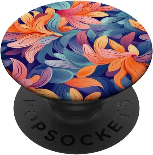 Vista 6 de PopSockets MagSafe PopGrip con patrón floral de ramo floral para iPhone