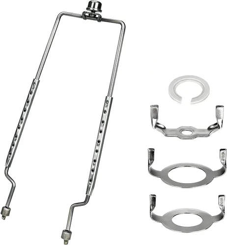 Vista 2 de Soporte de arpa de pantalla de lámpara de 8, 9, 10, 11, 12 pulgadas, kit de arpa de lámpara ajustable, compatible tanto con barra de lámpara