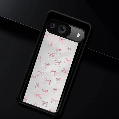 Vista 1370 de Compatible con Google Pixel 4A 5G Mobile Case Creative Acrylic Panel trasero Silicona Protección Grip especialmente diseñado para Google Pixel 4A 5G