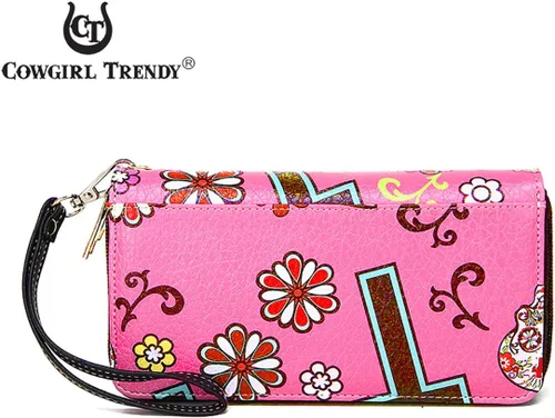 Vista 3 de Sugar Skull - Cartera de mano con cruz occidental para el Día de los Muertos