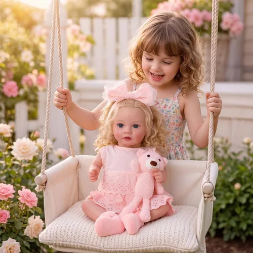 Vista 5 de BABESIDE Reborn Dolls - Muñeca realista de 20 pulgadas con accesorios para JUSS025IBWA-TC