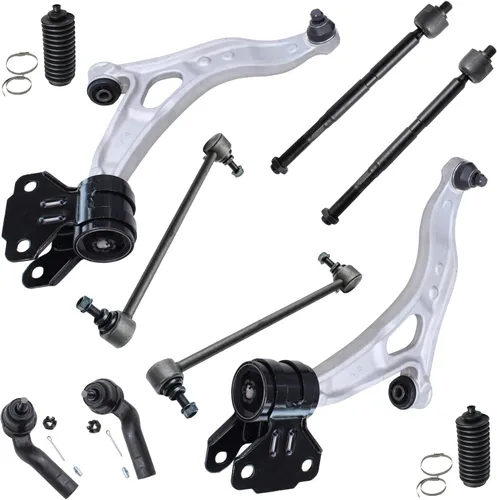Vista 121 de Detroit Axle - Kit de suspensión delantera de 10 piezas para Chevrolet Trailblazer GMC Envoy 2004-2007 2005 2006 Soportes de brazo de control
