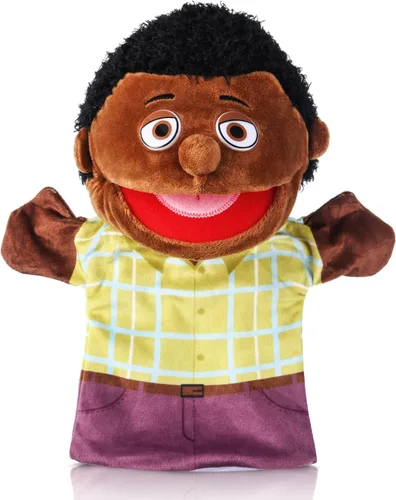 Vista 21 de 1 pieza de marionetas de mano familiares de 12 pulgadas, abuelos, mamá y papá, hermano y hermana, marionetas de mano de peluche para niños, juguetes