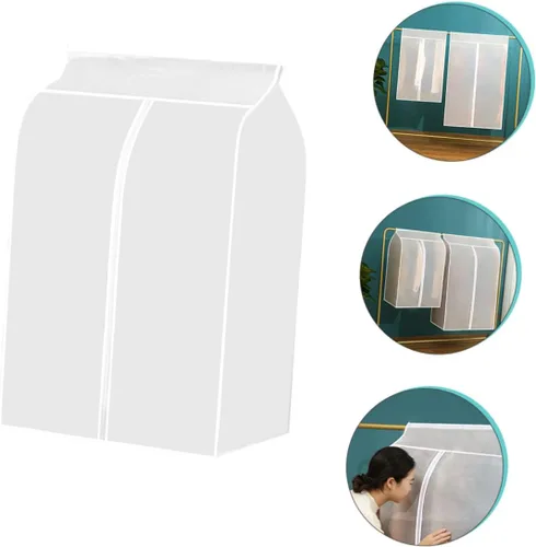 Vista 6 de Cabilock Funda de ropa para armario, bolsas de almacenamiento de ropa, bolsa de ropa para trajes, bolsas de almacenamiento para ropa, bolsas de ropa