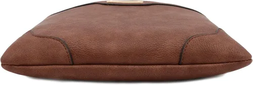 Vista 4 de Bolso bandolera clásico de tamaño mediano con placa dorada