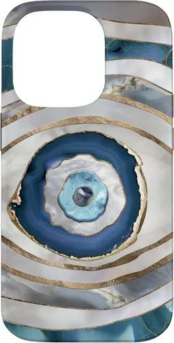 Vista 17 de Funda de adorno de amuleto de mal de ojo para iPhone 17