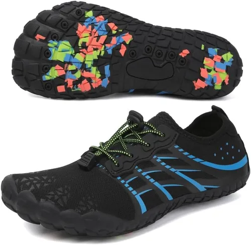 Vista 2 de LIZRHA Zapatos de agua para hombres y mujeres de secado rápido, zapatos de natación acuática, zapatos descalzos para pesca al aire libre, playa