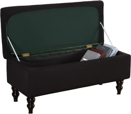 Vista 35 de FUANGUI Funda para Otomán Elástica de Almacenamiento Funda para Banco Otomán Impresa Plegable Banco de Almacenamiento Funda para Otomán Reposapiés