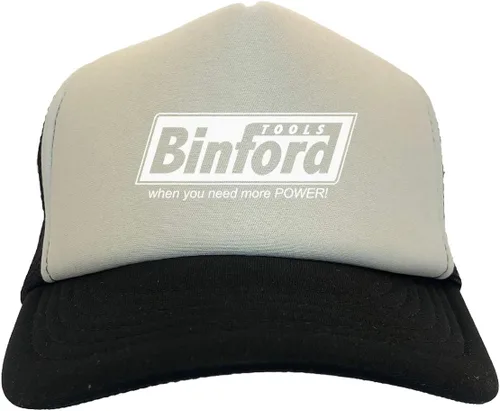 Vista 18 de Binford Tools - Sombrero de camionero divertido de dos tonos para TV Parody Beige/Marrón