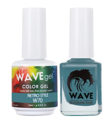 Vista 196 de WAVEGEL - Juego dúo de gel y esmalte de uñas a juego - Colección Simplicity - #P109 Blizzard I 0.5 onzas