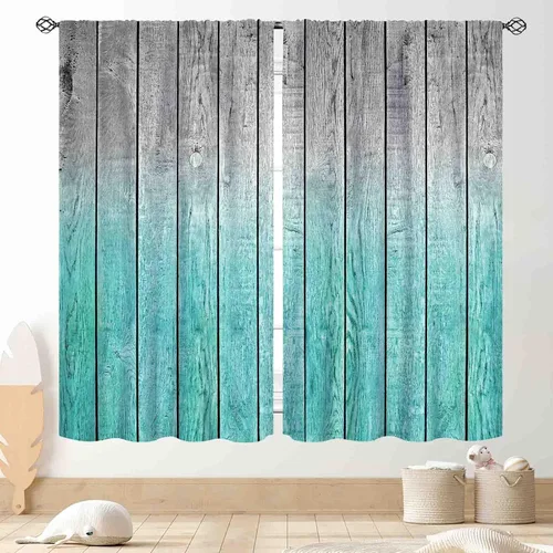 Vista 6 de Cortinas de puerta de granero, cortinas de madera rústica de granja, cabina de madera, tablón de madera, puerta de garaje de madera de granero
