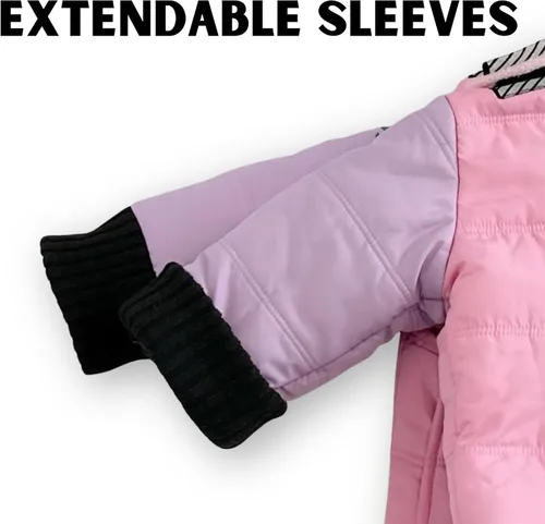 Vista 8 de Buckle Me Baby Coats Chaqueta de invierno de asiento de coche más seguro de cierre rápido para niño o niña, como se ve en Shark Tank