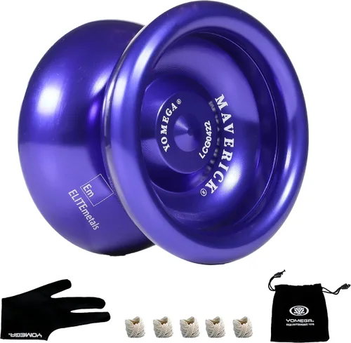 Vista 10 de Yomega Maverick - Yoyo profesional de metal de aluminio para niños y principiantes con rodamiento de bolas de tamaño C para trucos avanzados