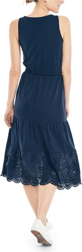 Vista 2 de Nautica Vestido midi con ojales para mujer