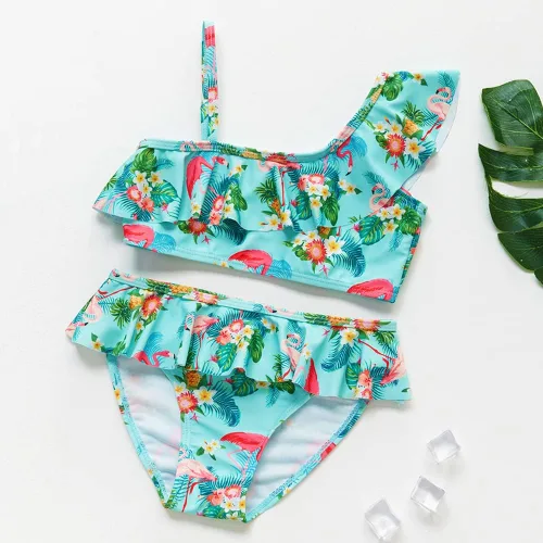 Vista 2 de Trajes de baño de una pieza para niñas, traje de baño para playa y piscina