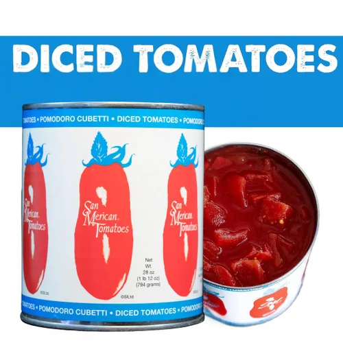 Vista 5 de SMT SAN MERICAN TOMATO - Tomates en cubitos, 28 oz (paquete de 6)