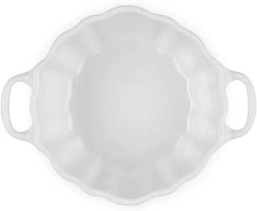 Vista 3 de Le Creuset Gres Figural Pumpkin Petite Cocotte, 12 onzas, blanco (paquete de 6)