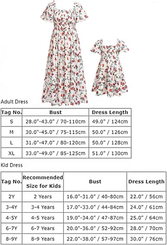 Vista 8 de Vestidos para mamá e hija, sin mangas, tirantes delgados, a cuadros, floral, a la rodilla, para playa, bohemio, para mamá, hija, trajes a juego