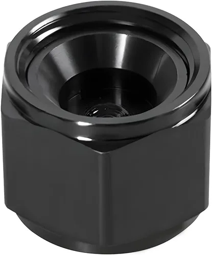 Vista 4 de Tapón de bloqueo de ajuste de bengala hembra de 4AN, adaptador de puerto de tuerca hexagonal giratoria de aluminio de 2 piezas, accesorios