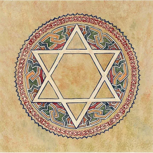 Vista 3 de CafePress STAR OF DAVID - Taza de café de cerámica (11.0 fl oz)