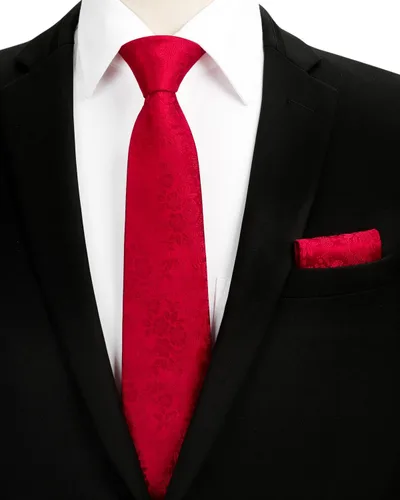 Vista 60 de Corbatas florales tejidas clásicas para hombre, corbata cuadrada de bolsillo, corbatas formales para hombres, boda con pañuelo