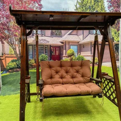 Vista 3 de Cojines de asiento de repuesto para jardín al aire libre, impermeables para porche, muebles de jardín, patio