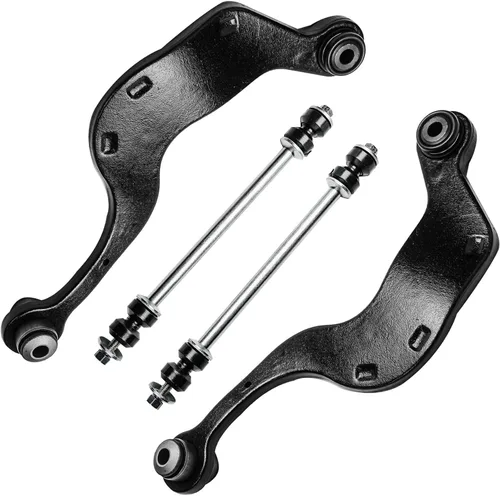 Vista 8 de Detroit Axle - 4 piezas de brazos de control traseros para Ford C-Max, Focus, Mazda 3 5, Volvo C30, C70, S40, V50, 4 brazos de control superiores e