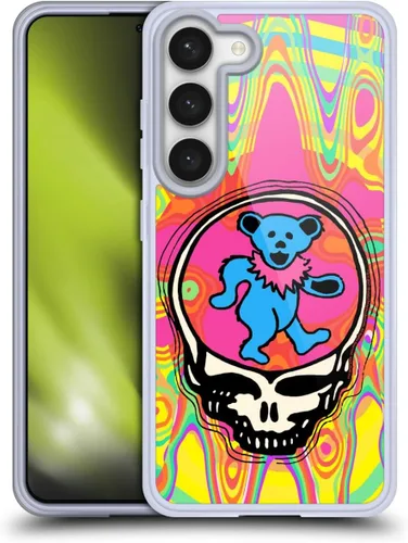 Vista 329 de Head Case Designs Funda de gel con licencia oficial de Grateful Dead Bear Trends [protección de grado militar] compatible con Google Pixel 3