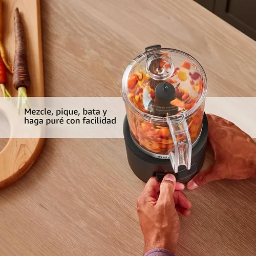 Vista 5 de KitchenAid Go™ - Picadora de alimentos inalámbrica - batería vendida por separado, KFCR500, Negro mate Cordless, Battery Sold Separately, 5 cup