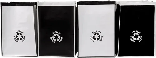 Vista 7 de Lily Queen - Bolsas de basura de reciclaje para la cocina y el hogar, base impermeable para botes de clasificación de basura, cestas