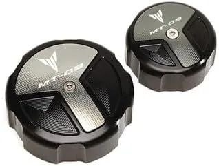 Vista 23 de QQLADY Z para Yamaha MT09 MT-09 SP 2021-2022 Cubierta principal del depósito del cilindro de líquido delantero y trasero de la motocicleta X