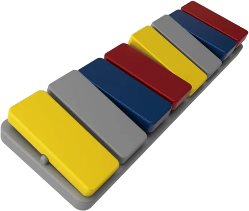 Vista 7 de Juguete para ansiedad – Deslizador háptico de metal fresco Dispositivo sensorial de clicker de diseño delgado Juguete de escritorio de oficina