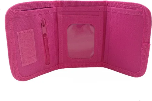 Vista 3 de Disney Frozen Elsa and Anna Tri Fold Kids Wallet Rosa
