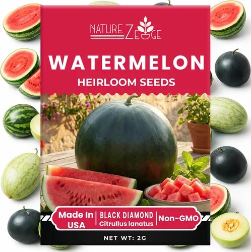 Vista 5 de Semillas de frutas, semillas de sandía, semillas de melón, semillas de frutas para plantar, semillas de sandía dulce para plantar, semillas de melón
