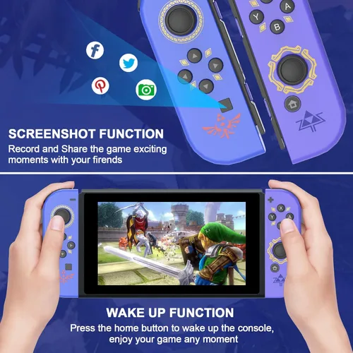 Vista 5 de AUGEX Switch Controllers, Upgraded Switch Controller for NS Game, LR Wireless Controller Compatible with Nintendo Switch, Switch Controller with