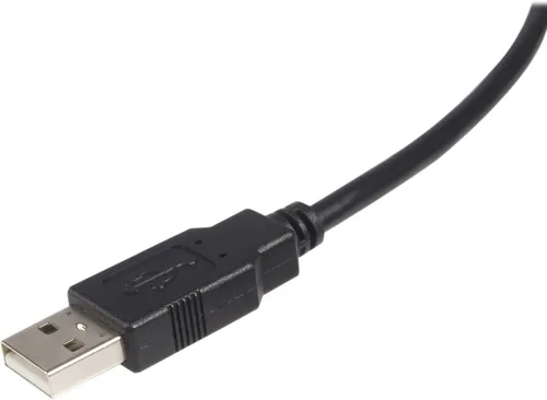 Vista 2 de StarTech.com Cable USB 2.0 certificado A a B de 3 pies - M/M (USB2HAB3), negro