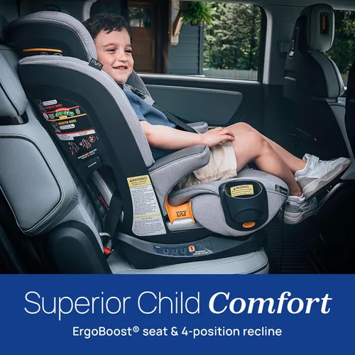 Vista 4 de Chicco MyFit Harness + Booster Car Seat, 5-Point Harness and High Back Seat Stratus