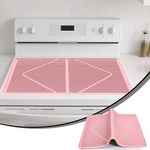 Vista 10 de KindGa Cubierta para Estufa - Cubiertas Superiores para Estufa Eléctrica - Más Gruesa - Protector de Estufa de 28 x 20 Pulgadas, Cubierta